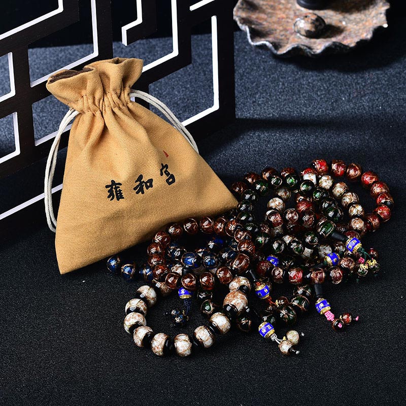 Tibetan Dragon Vein Agate Healing Bracelet - Image 5