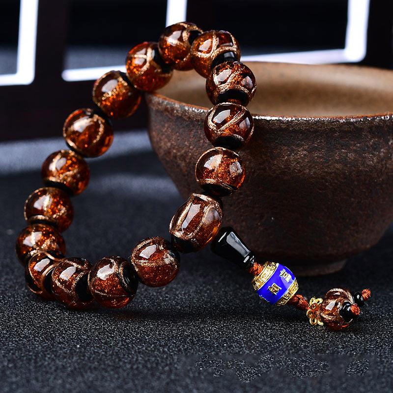 Tibetan Dragon Vein Agate Healing Bracelet - Image 9