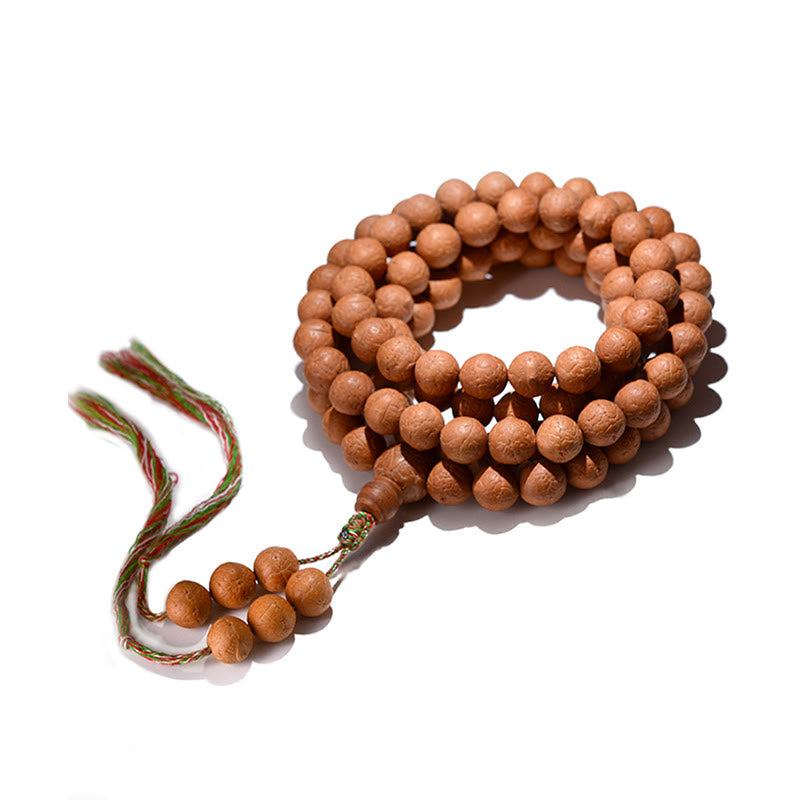 108 Mala Beads Nepal Bodhi Seed Luck Wealth Tassel Bracelet - Image 12