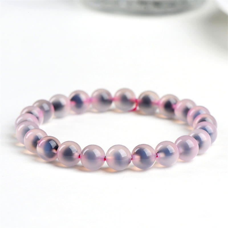 Natural Colorful Candy Agate Harmony Strength Bead Bracelet - Image 7