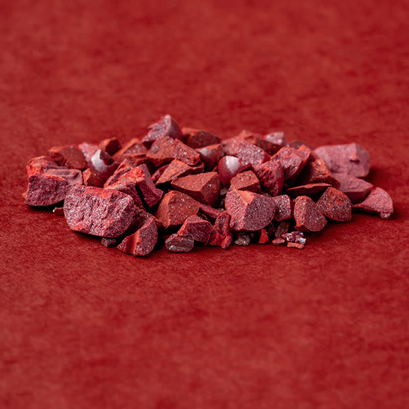 Peach Wood Lotus Cinnabar Luck Wealth Bracelet - Image 8