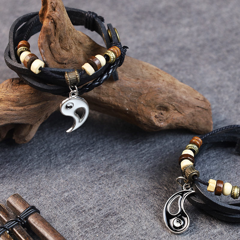 Yin Yang Pendant Couple Balance Bracelet (Extra 35% Off | USE CODE: FS35) - Image 5