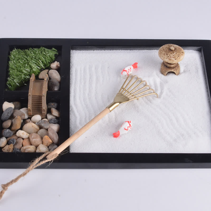 Koi Fish Small Bridge Calm Peace Meditation Zen Garden Decoration - Image 5