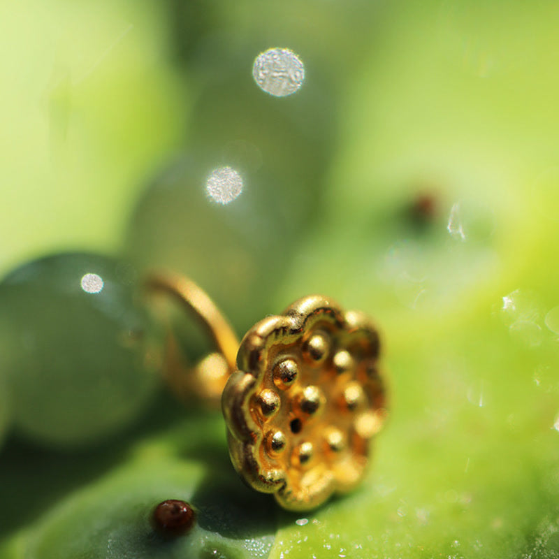 Jade Lotus Abundance Adjustable Bracelet - Image 11