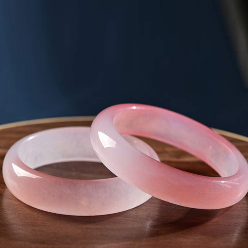 Pink Crystal Love Warmth Bracelet Bangle - Image 3