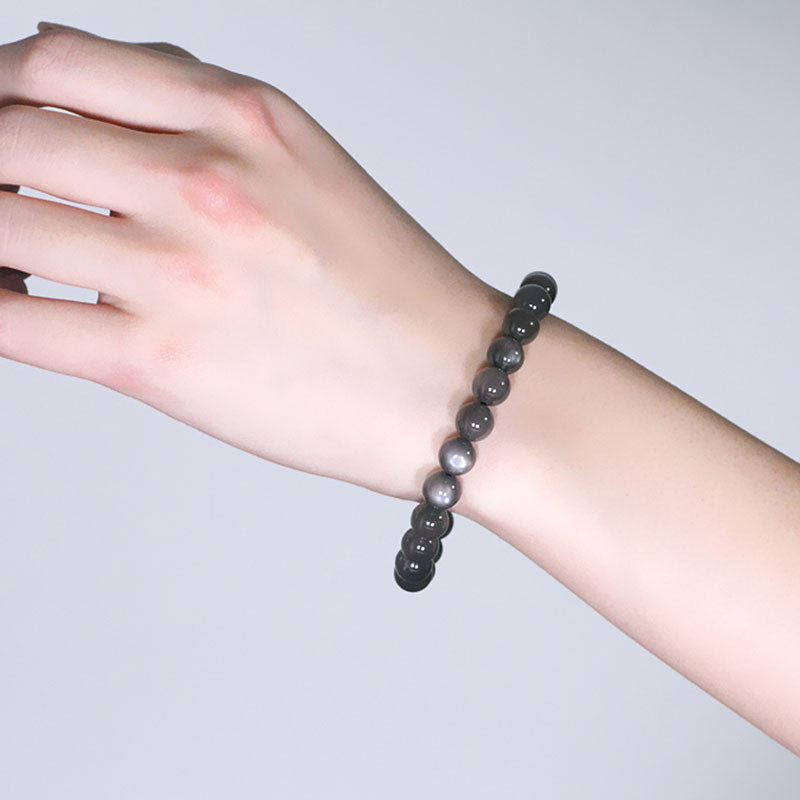 Natural Moonstone Positive Love Beads Bracelet - Image 8