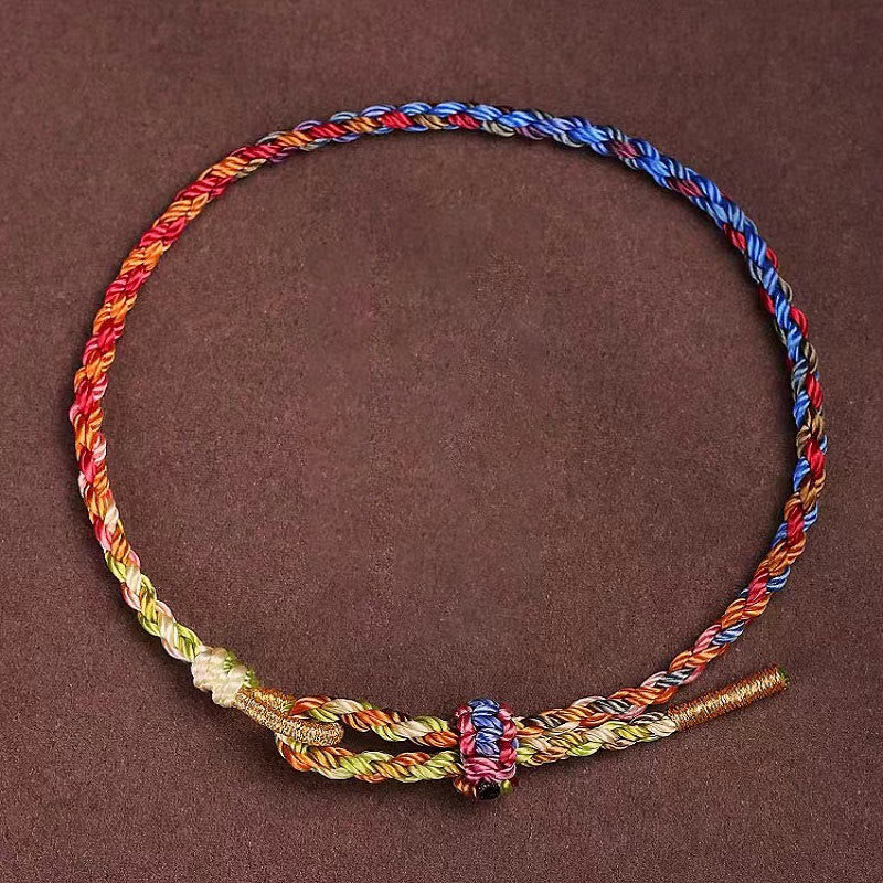 Handcrafted Luck Colorful Rope Child Adult Bracelet