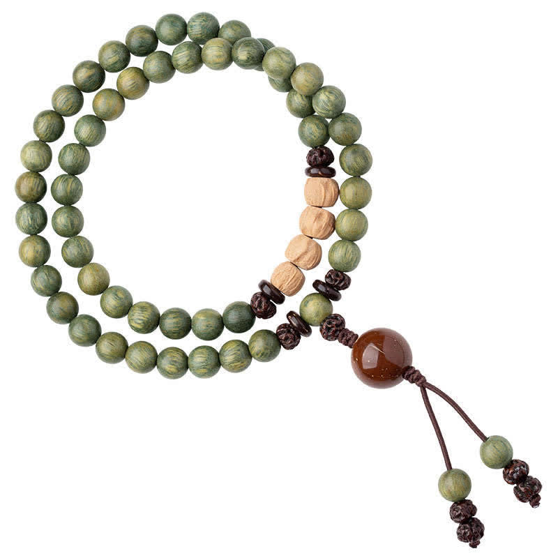 Green Sandalwood Positive Peace Bracelet - Image 18