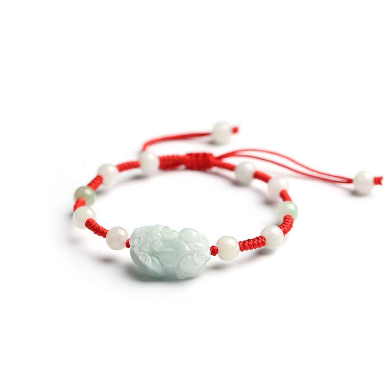 Natural Jade PiXiu Luck Bracelet