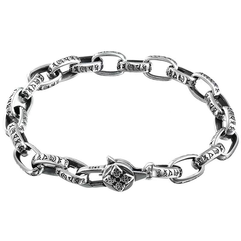 925 Sterling Silver Six True Words Wisdom Calm Bracelet - Image 12