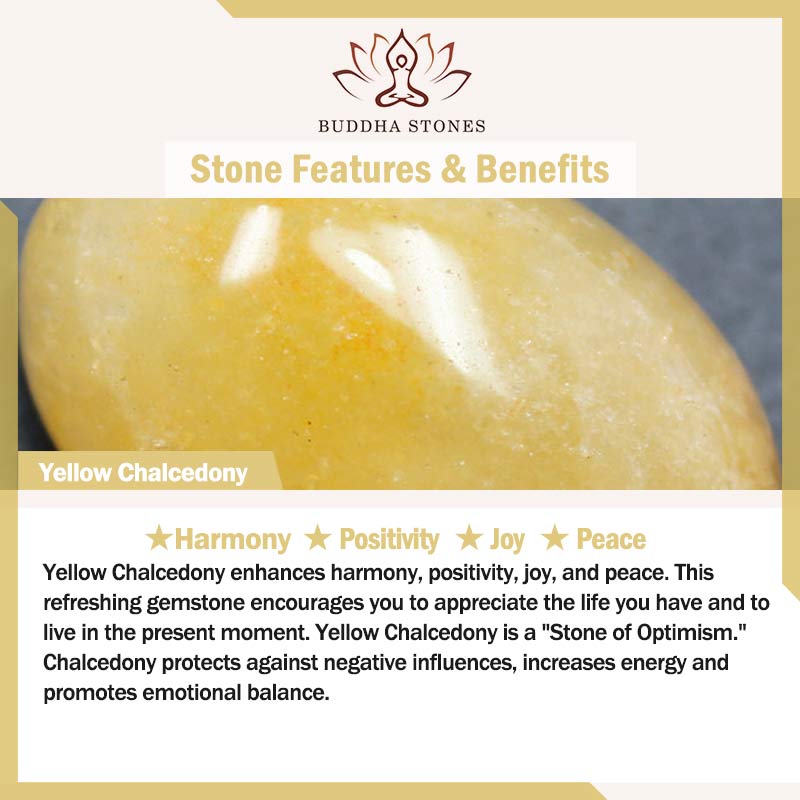 Yellow Chalcedony Harmony Positivity Bracelet Bangle - Image 8