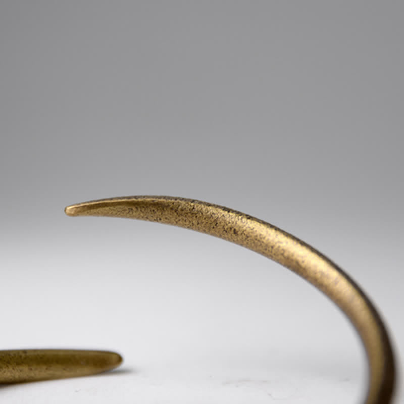 Simple Design Copper Luck Adjustable Cuff Bracelet - Image 11