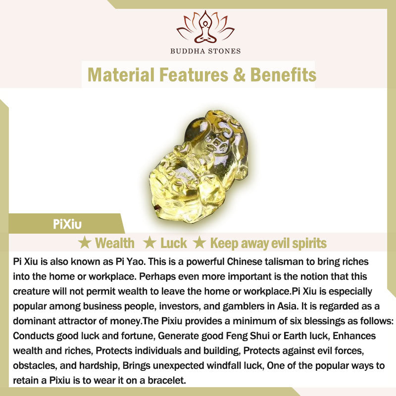 Natural Citrine Pixiu Wealth Protection Bracelet - Image 7