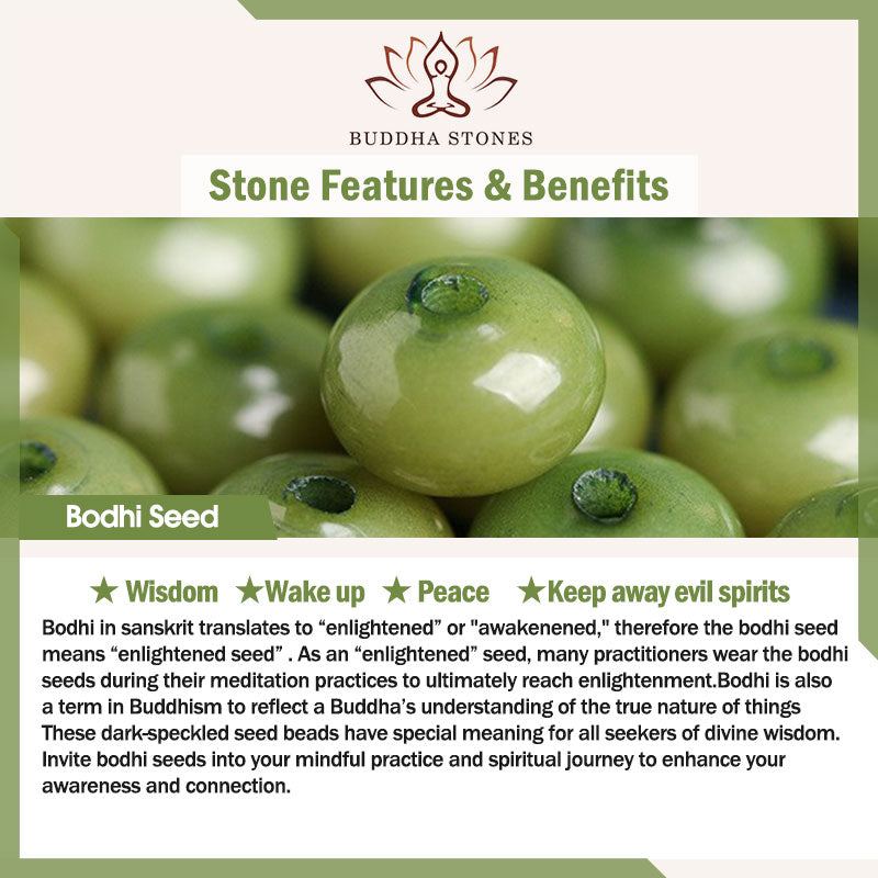 Tibet Bodhi Seed 108 Mala Beads Wisdom Peace Bracelet Necklace - Image 7