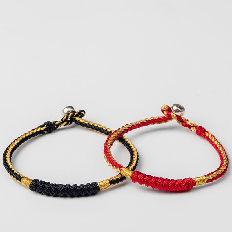 Tibetan Handmade Braid Luck String Protection Bracelet - Image 10
