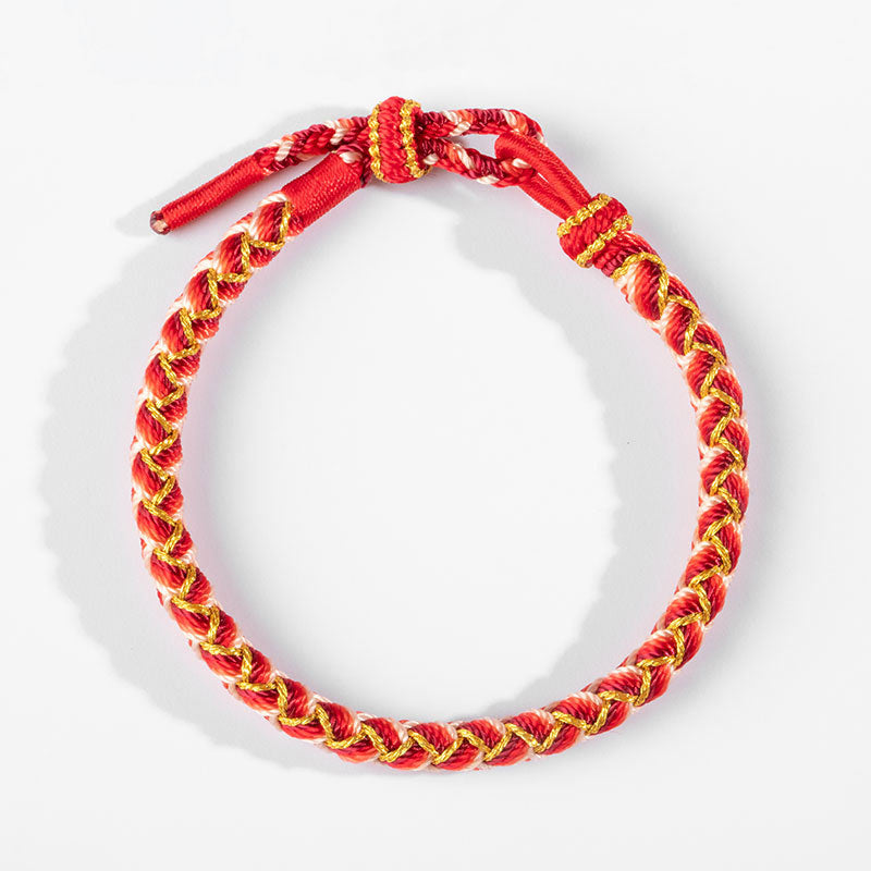 Handmade Year Of The Dragon Scale Protection Rope Bracelet - Image 8