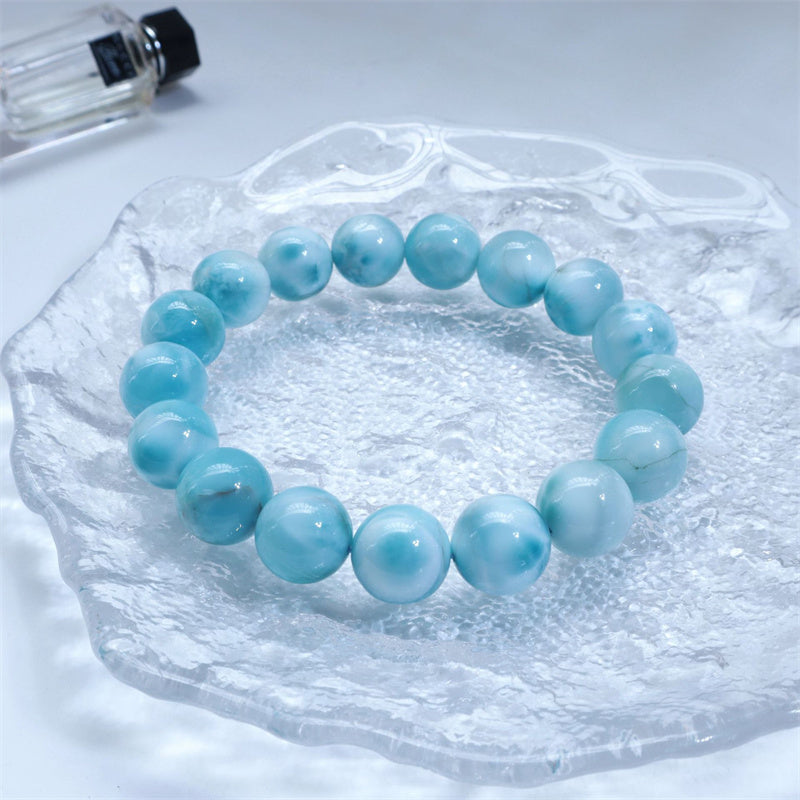 Natural Larimar Wisdom Confidence Bracelet