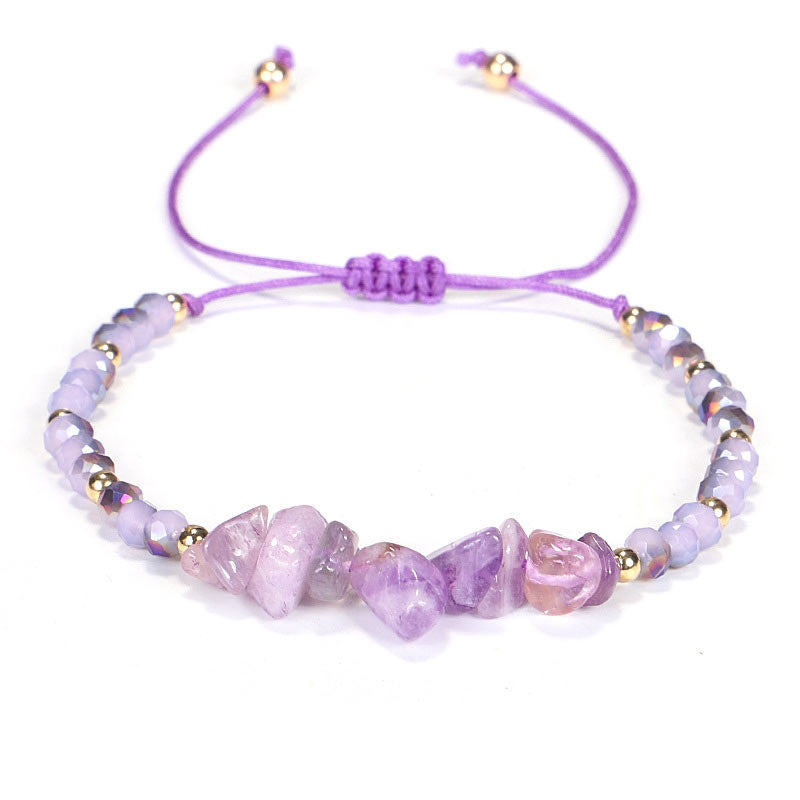 Amethyst Purify Knit Bracelet