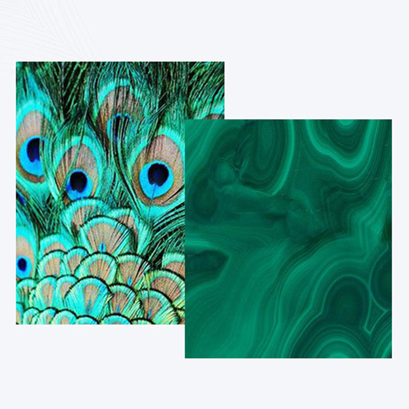 925 Sterling Silver Round Malachite Anti-Anxiety Drop Earrings - Image 10