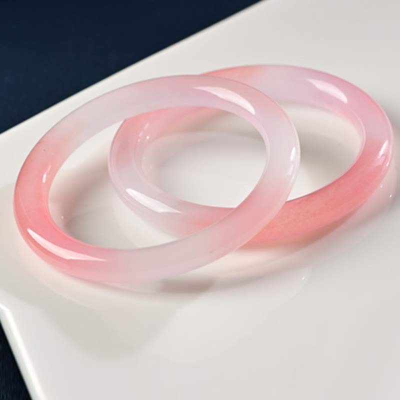 Pink Crystal Love Warmth Bracelet Bangle - Image 9