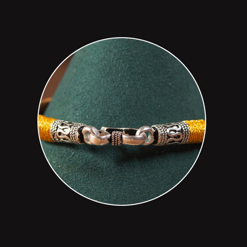 Handmade Tibetan Amulet King Kong Knot Luck Protection Braided Bracelet - Image 13