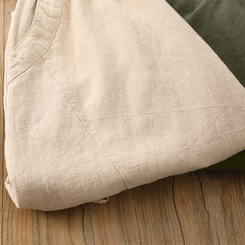 Solid Color Loose Yoga Harem Pants With Pockets - Image 55