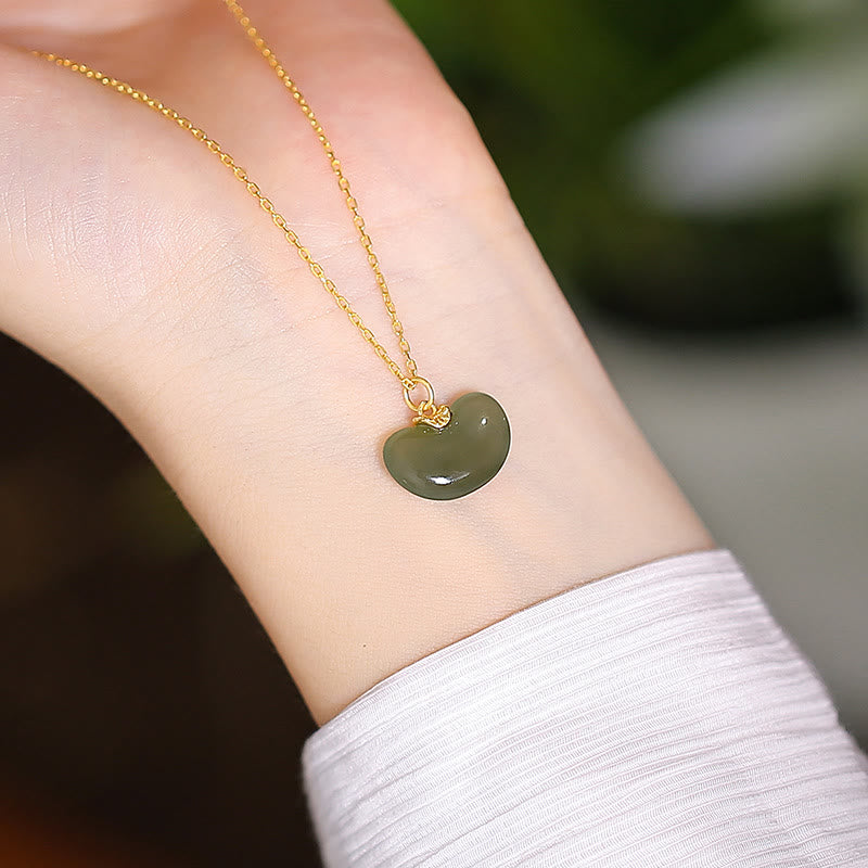 925 Sterling Silver Natural Hetian Jade Cyan Jade Luck Laughing Buddha Butterfly Necklace Pendant - Image 30