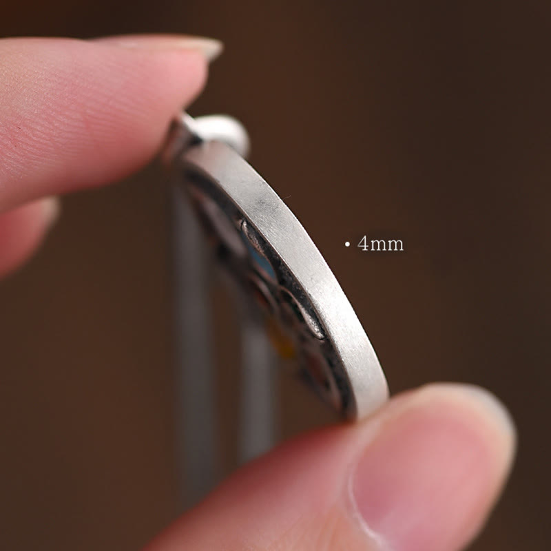 Tibetan Om Mani Padme Hum Purity Necklace Pendant - Image 9