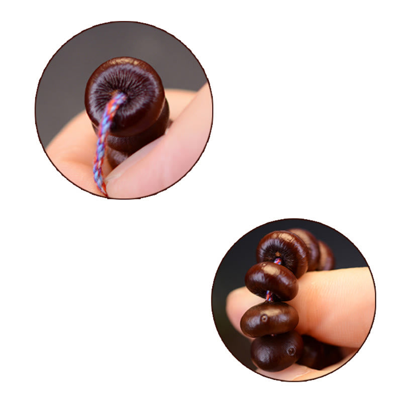 Natural Tibet 108 Mala Beads Purple Bodhi Seed Wealth Bracelet - Image 13