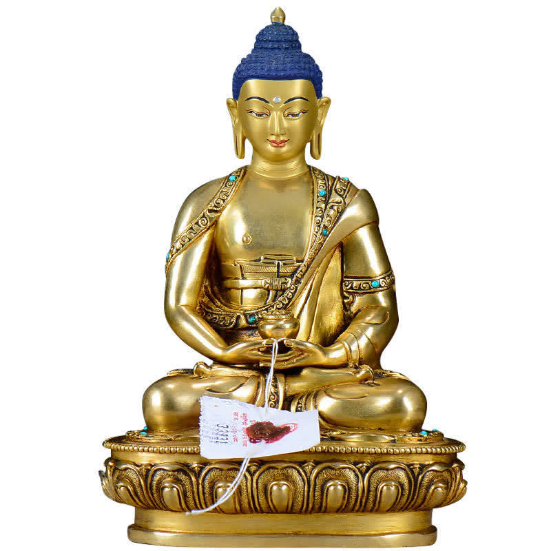 Shakyamuni Compassion Copper Statue Decoration - Image 15