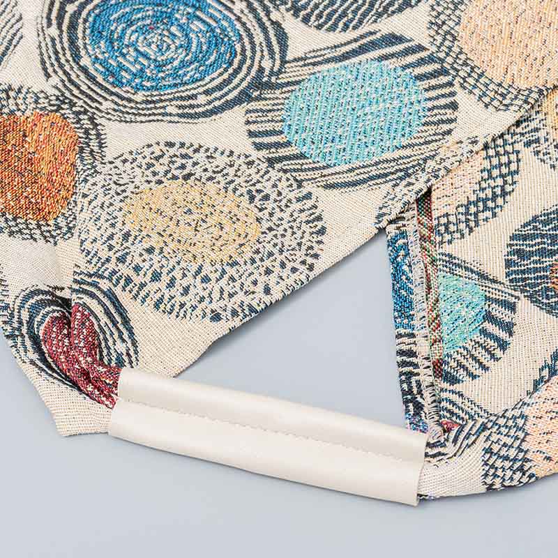 Geometry Tiger Flowers Leopard Stripes Print Underarm Triangle Shoulder Bag - Image 5