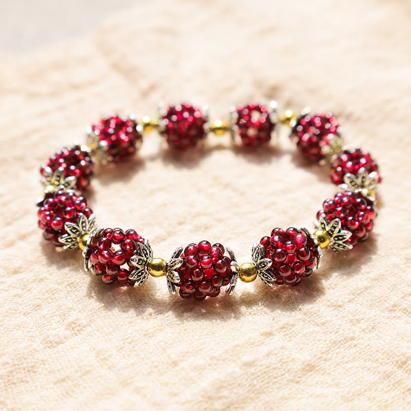 Natural Garnet Healing Bracelet