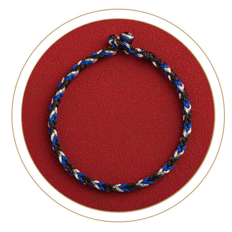 "May prosperity fill your life" Lucky Multicolored Bracelet - Image 17