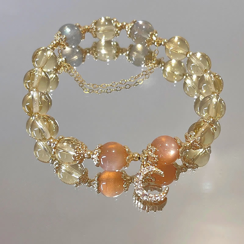 Blessed Moon Citrine Abundant Energy Bracelet