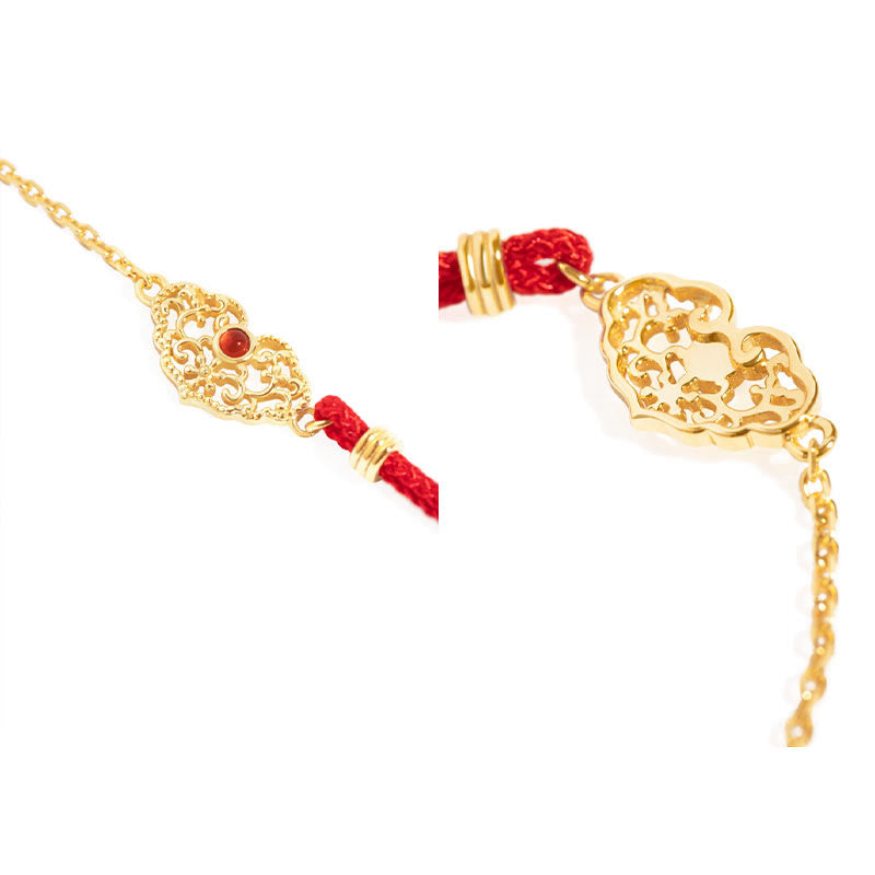 Lock of Good Wishes Luck Strength Chain Bracelet - Image 10