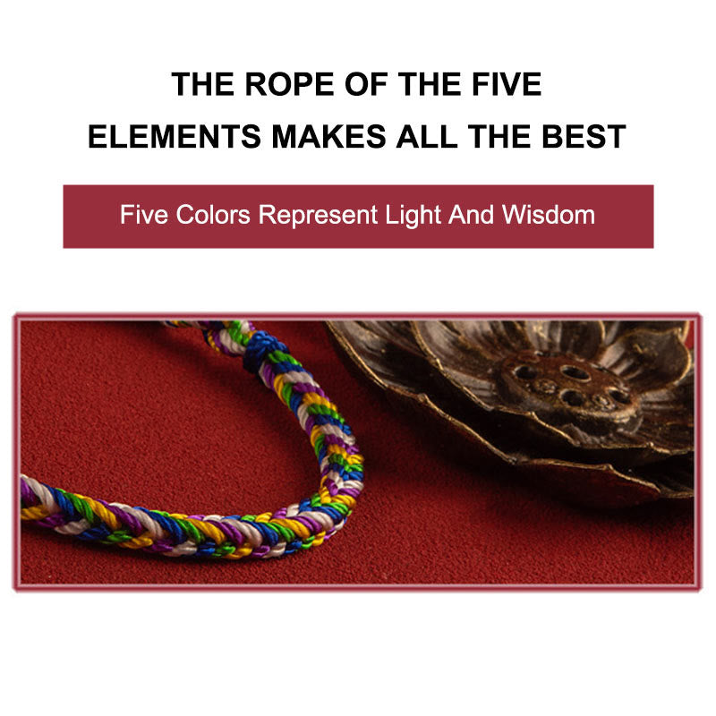 "May everything go your way" Lucky Multicolored Bracelet - Image 7