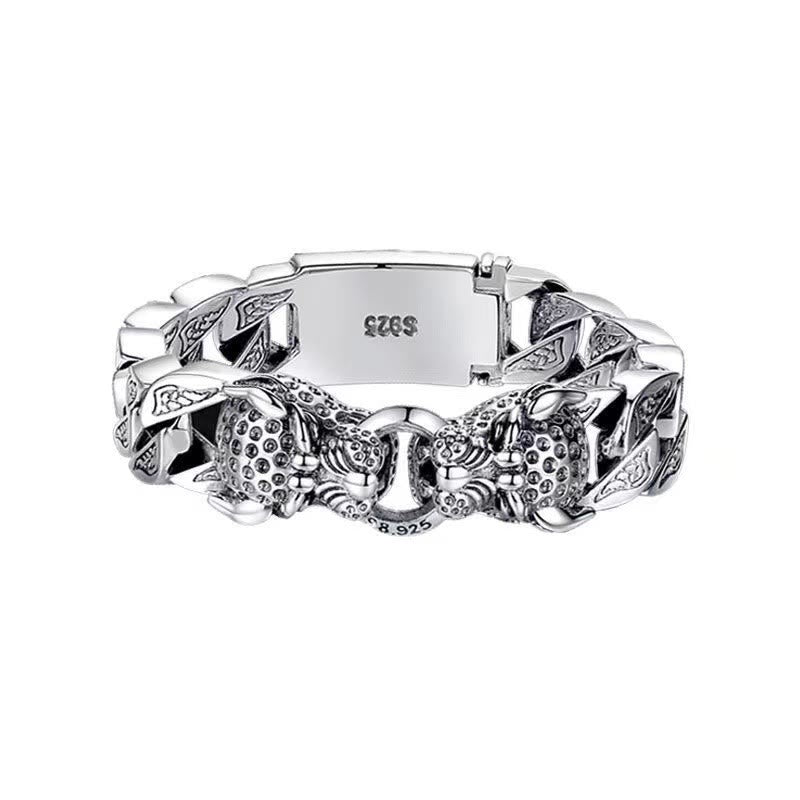 Leopard Pattern Healing Balance Chain Bracelet - Image 4