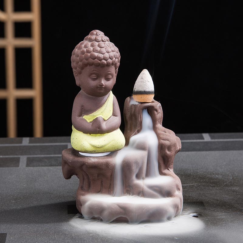 Backflow Smoke Fountain Ceramic Blessing Incense Burner Decoration - Image 10