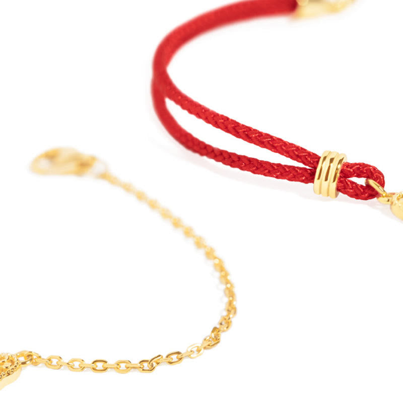 Lock of Good Wishes Luck Strength Chain Bracelet - Image 9