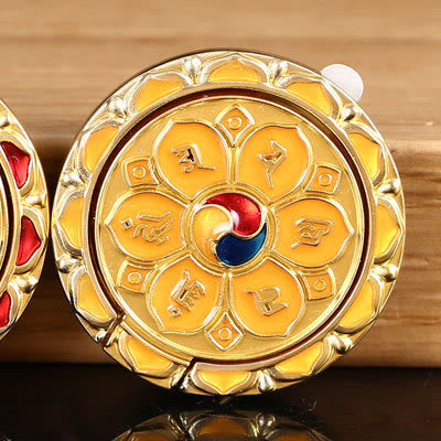 Tibetan Om Mani Padme Hum Peace Phone Ring Bracket Universal Phone Holder Decorations - Image 21