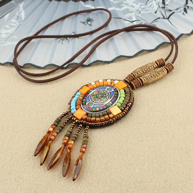 Mandala Pattern Beads Creativity Necklace Pendant - Image 5