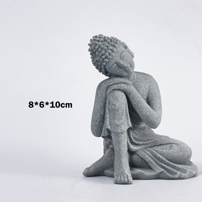 Sitting Meditation Buddha Blessing Compassion Decoration - Image 10