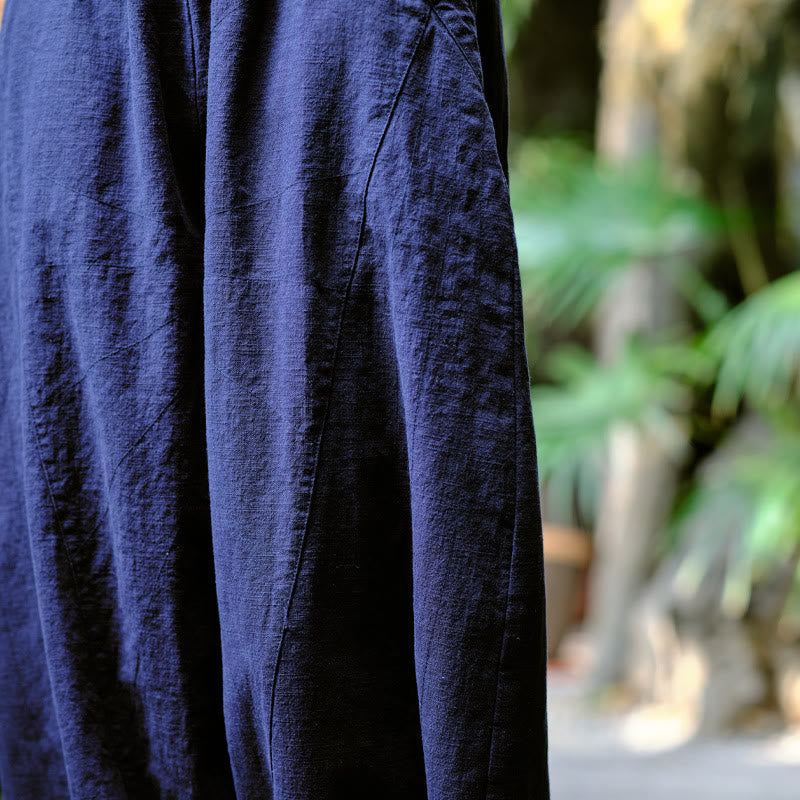 Solid Color Loose Yoga Harem Pants With Pockets - Image 24