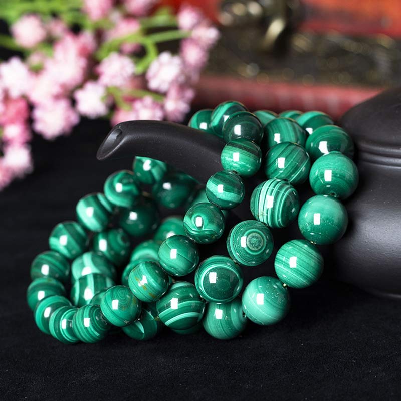 Natural Malachite Protection Calmness Bracelet - Image 14