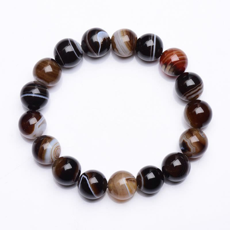 Tibetan Sardonyx Happiness Positive Bracelet - Image 10