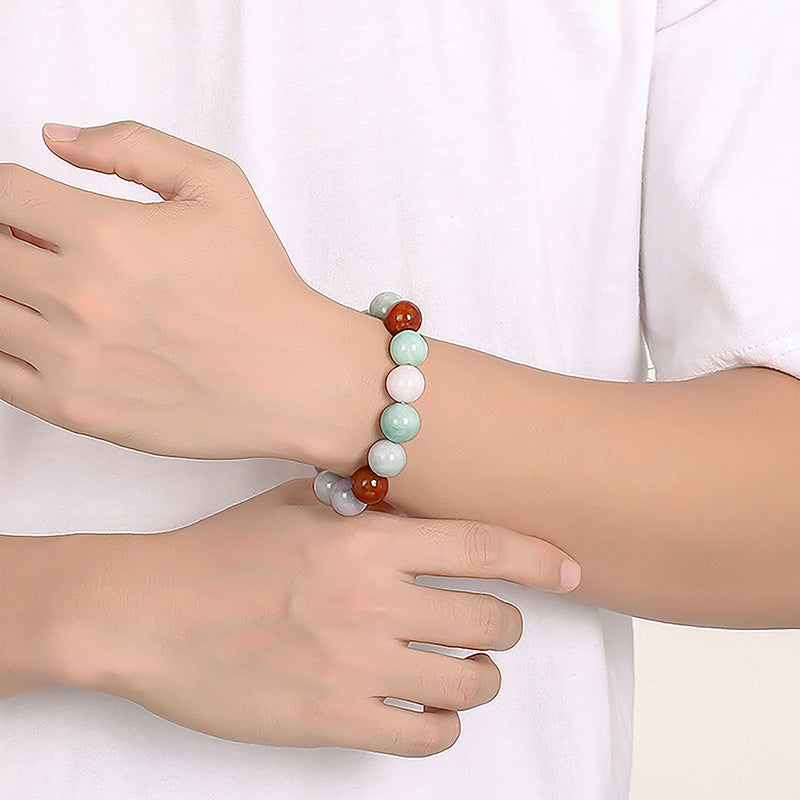 Natural Jade Healing Protection Bracelet - Image 4