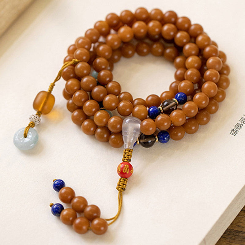 108 Beads Bodhi Seed Blessing Meditation Bracelet Mala - Image 10