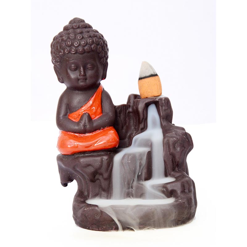 Backflow Smoke Fountain Ceramic Blessing Incense Burner Decoration - Image 7