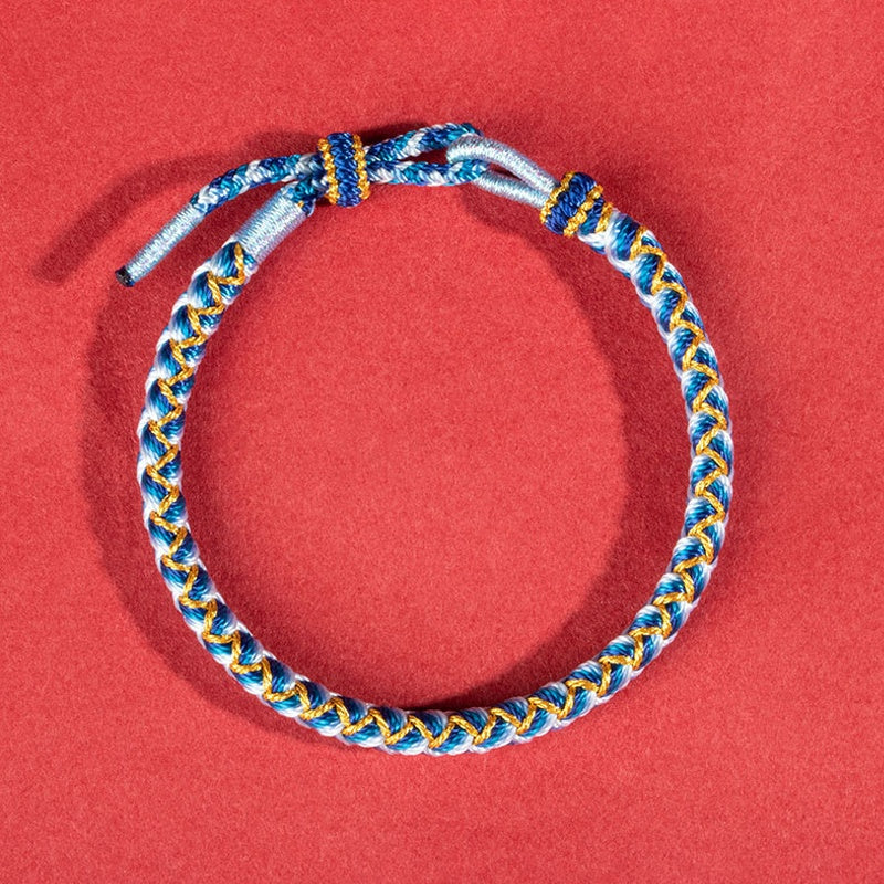 Handmade Year Of The Dragon Scale Protection Rope Bracelet - Image 10