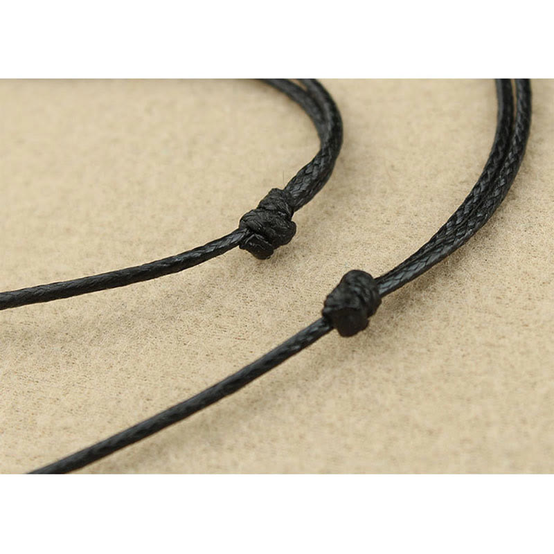 Tibet Turquoise Bead Marquise Pattern Protection Strength Necklace Pendant - Image 11